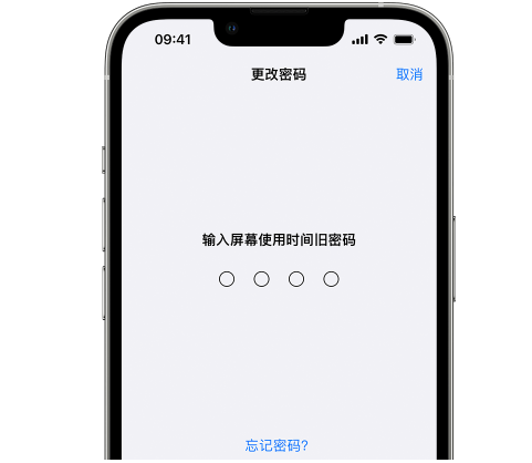 保山iPhone屏幕维修分享iPhone屏幕使用时间密码忘记了怎么办 