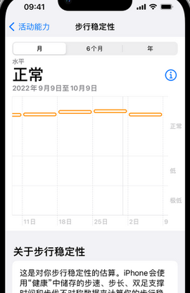 保山iPhone手机维修如何在iPhone开启'步行稳定性通知'