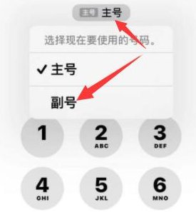 保山苹果14维修店分享iPhone 14 Pro Max使用副卡打电话的方法 