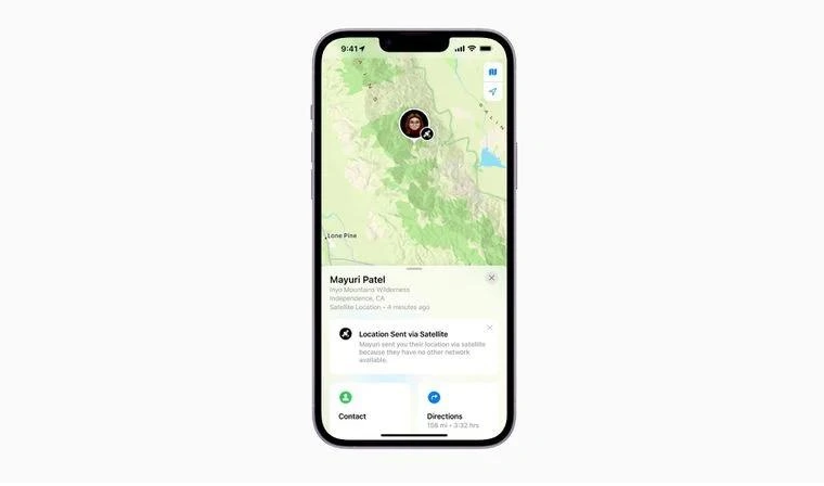 保山苹果14维修分享iPhone14系列中 FindMy功能通过卫星分享位置方法教程 