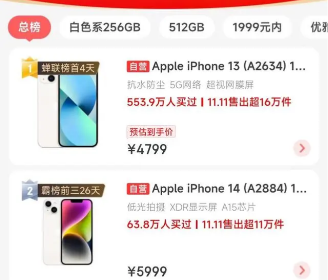 保山苹果14维修分享iPhone14配置不如同价位的安卓还能大卖 